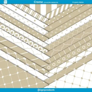 Papel digital creme