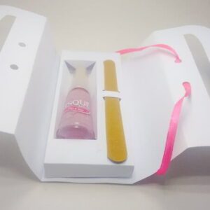 Molde limpo de bolsinha porta esmalte e lixa