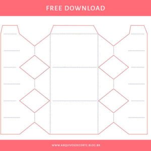 molde de caixa bala - molde limpo