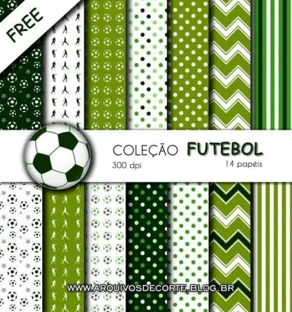 papéis digitais de futebol