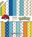 Papéis digitais – Arquivos de Corte kit de papel digital pokemon grátis