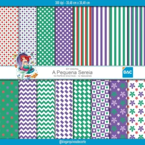 Papel digital A pequena sereia