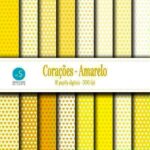 papel digital amarelo