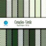 Mega kit de papéis digitais de Corações - Imagem 10