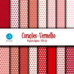 papel digital vermelho
