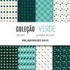 kit de papel digital verde