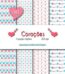 Papéis digitais – Arquivos de Corte Papel digital de Corações