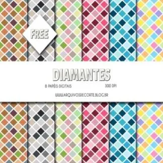 Papel digital Diamantes