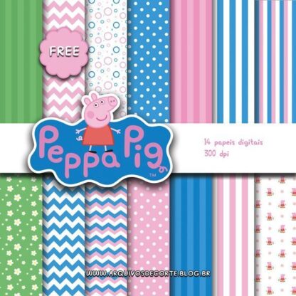 Papel digital Peppa Pig