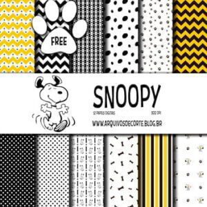 Papel digital Snoopy