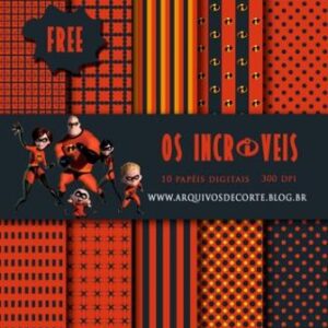 Papel digital Os Incríveis