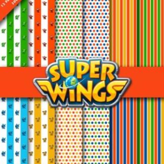 papel digital super wings
