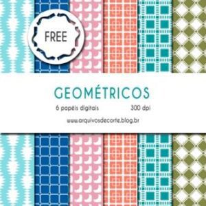 papel digital geométrico