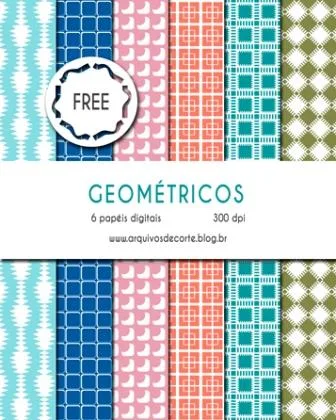 papel digital geométrico
