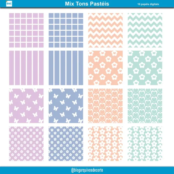 Papel digital Tons Pastéis