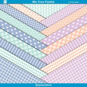Papel digital Tons Pastéis