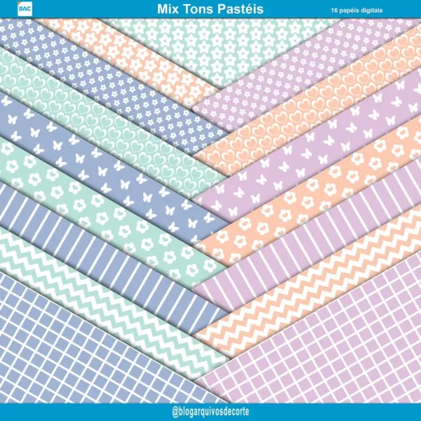 Papel digital Tons Pastéis