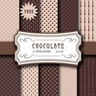 Papel digital Chocolate