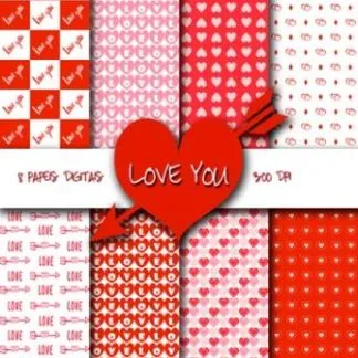 Papel digital love you