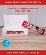 caixa para chocolate baton