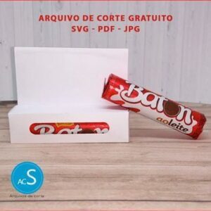 caixa para chocolate baton