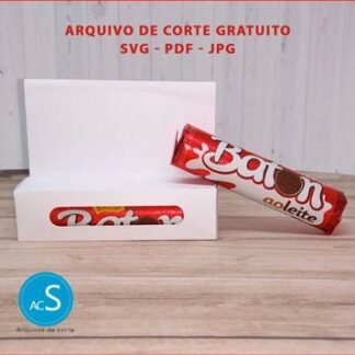caixa para chocolate baton