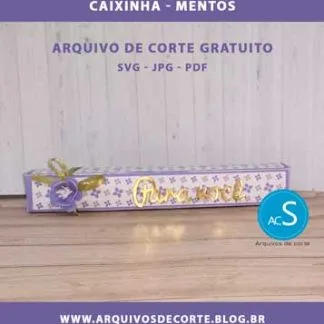 Caixa Mentos personalizada