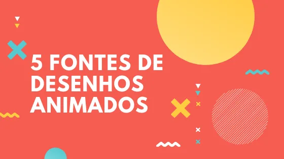 5 fontes de desenhos animados