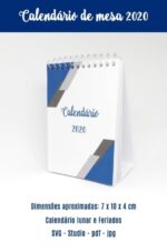 Calendários de mesa 2020