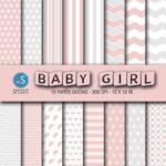 Papel digital Baby Girl