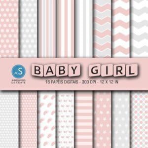 Papel digital Baby Girl