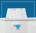 Calendários de mesa personalizados 2021