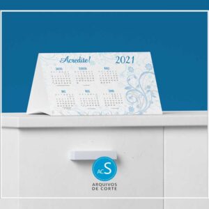 Calendários de mesa personalizados 2021
