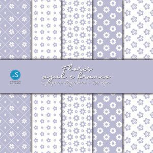 Papel digital Flores