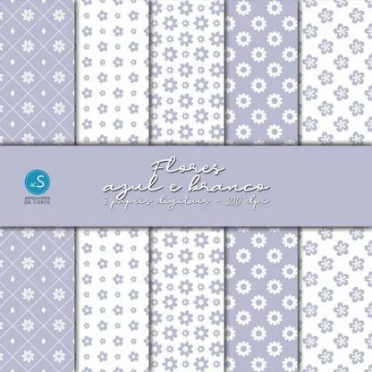 Papel digital Flores
