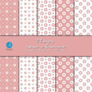 Papel digital Flores
