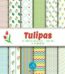 Papéis digitais – Arquivos de Corte Papel digital Tulipas