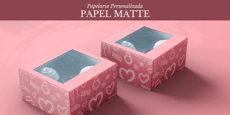 Papel Matte - Papéis na papelaria personalizada - Parte 8 papel matte