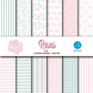 Papel digital Rosas