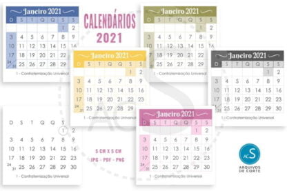 calendario 2021para imprimir