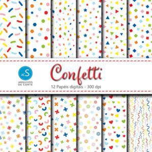 papel digital confetti
