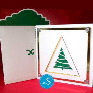 Papéis digitais – Arquivos de Corte Cartão de Natal