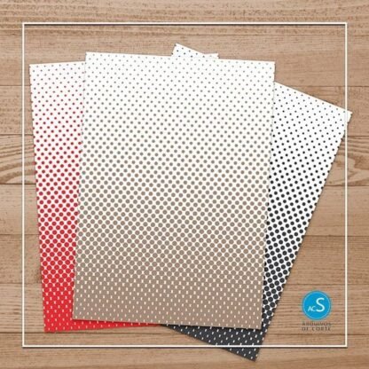 papel digital halftone dots