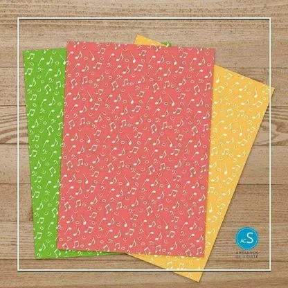 Papel digital Notas Musicais - Imagem 3
