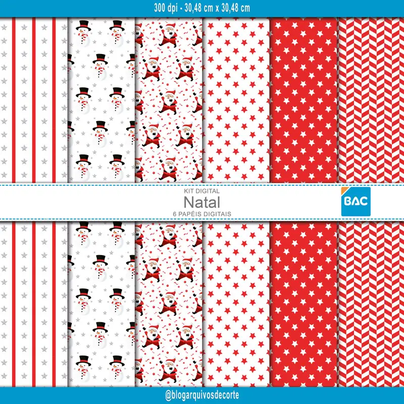 Papel digital de Natal Papel digital de Natal