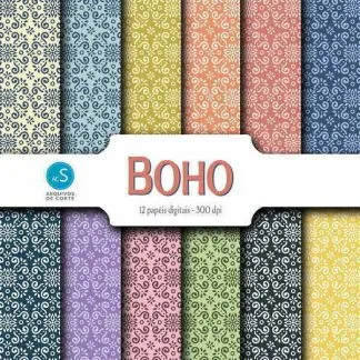 papel digital boho