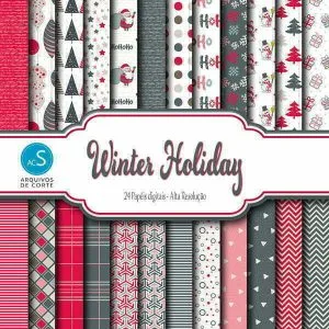 Papel digital Winter Holiday