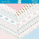 Papel digital Páscoa Coelhinhos - Imagem 3