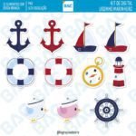 Kit Digital Ursinho Marinheiro