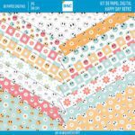 Kit digital Happy Day Retro